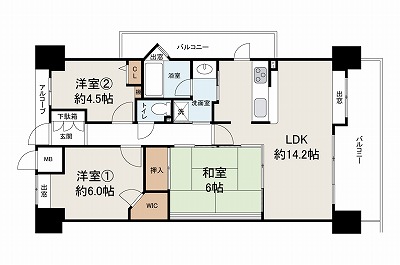 ルネ泉大津ロイヤルコート 403